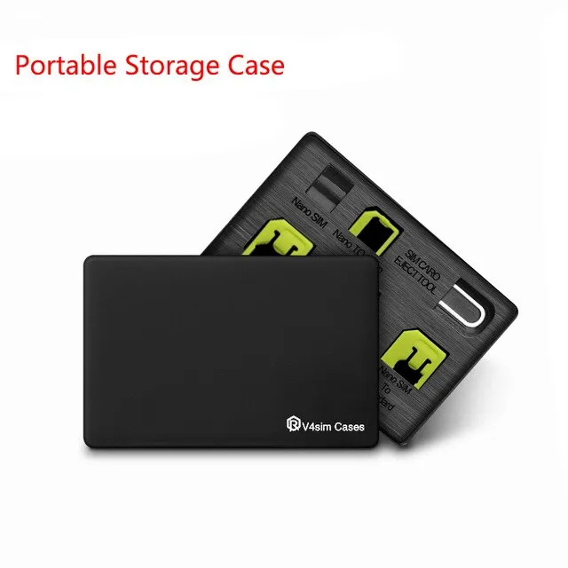 SIM Card Adapter set & NANO SIM Card Holder Case with lphone Pin needle ...