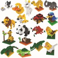Animal Miniature Particle Building Blocks Assembled Intellectual Toys Mini Children Toys