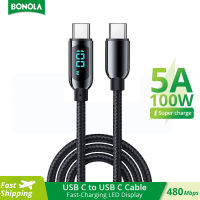 Bonola PD V6 USB C 100W สำหรับ 15 PRO MAX GX Type C สำหรับ Xiaomi Samsung id Data Wire