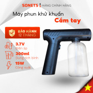 Súng Phun Khử Khuẩn Nano Máy Phun Diệt Mùi Nhỏ Gọn Cầm Tay Dung Tích 380ml