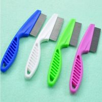 TEXHome Pet Animal Care Comb Protect Flea Comb for Cat Dog Pet Stainless Steel Comfort Flea Hair Grooming Comb