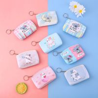 ♈♚ Women Girl Cute Cat Mini Money Bags Cartoon PU Coin Purse Card Holder Wallet Key Zipper Pouch Make up Travel Bag