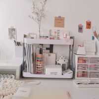 EZ Desk Organizer Office Makeup Storage Kitchen ABS ชั้นวางของน่ารัก โต ห้องครัว Simple Muji ง่าย ออฟฟิศ