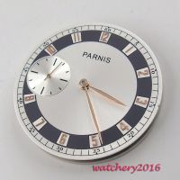 38.3มม. Parnis Dial ชุบทองเครื่องหมายพอดีกับ6497 ST 3600เคลื่อนไหวนาฬิกาสำหรับผู้ชาย + มือ