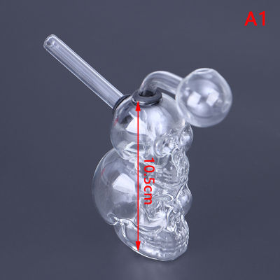 Uniko Creative Skull Shape แก้วเก็บน้ำแบบพกพาขวดน้ำกาน้ำชาสามารถใช้สำหรับแจกันแก้ว