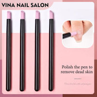 VINANAILSALON เล็บมือขัดเล็บปากกาซาลอนขัดไฟล์กำจัดผิวที่ตายแล้วโปแลนด์ ไฟล์ปากกาขัดผิวเล็บที่ตายแล้ว Remover NG46