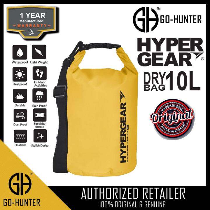 HyperGear Dry Bag 10L IPX Waterproof Specification Yellow Lazada