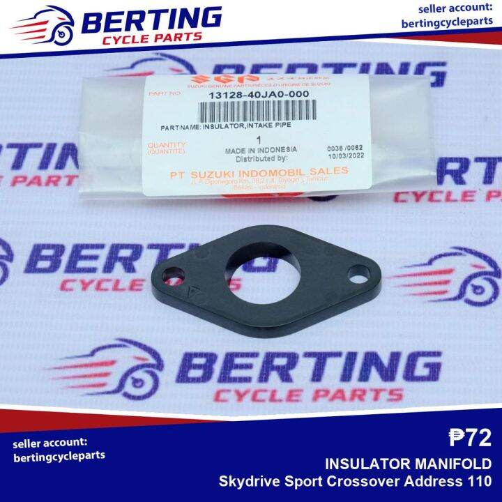 SGP INSULATOR INTAKE PIPE MANIFOLD ONLY Suzuki Skydrive Sport Crossover