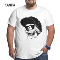 Kanpa Graffiti Skull T Shirts For Big Men Pattern Men Clothing Workout Tshirt Plus