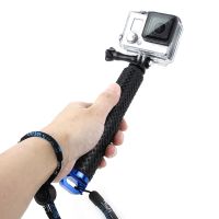 ไปอุปกรณ์เสริมแบบโปรกันน้ำ19 "แท่งอลูมิเนียมสำหรับเซลฟีสำหรับ Gopro 11 10 9 8 7 6 5 Sj4000 Sj7 Yi 4K DJI OSMO H8 H9R EKEN