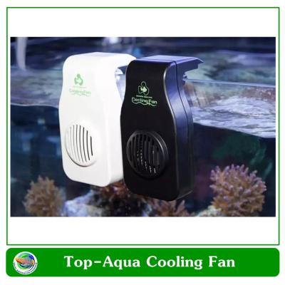 Top-Aqua Cooling Fan V-CF-003-8 พัดลม ช่วยทำความเย็น สำหรับตู้ปลา สีดำ