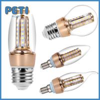 Pethome หัวปลายหลอดไฟ Led E14 E27สีขาวหลอดไฟประหยัดพลังงานแสงหลอดไฟแขวนสีขาวตกแต่งบ้าน