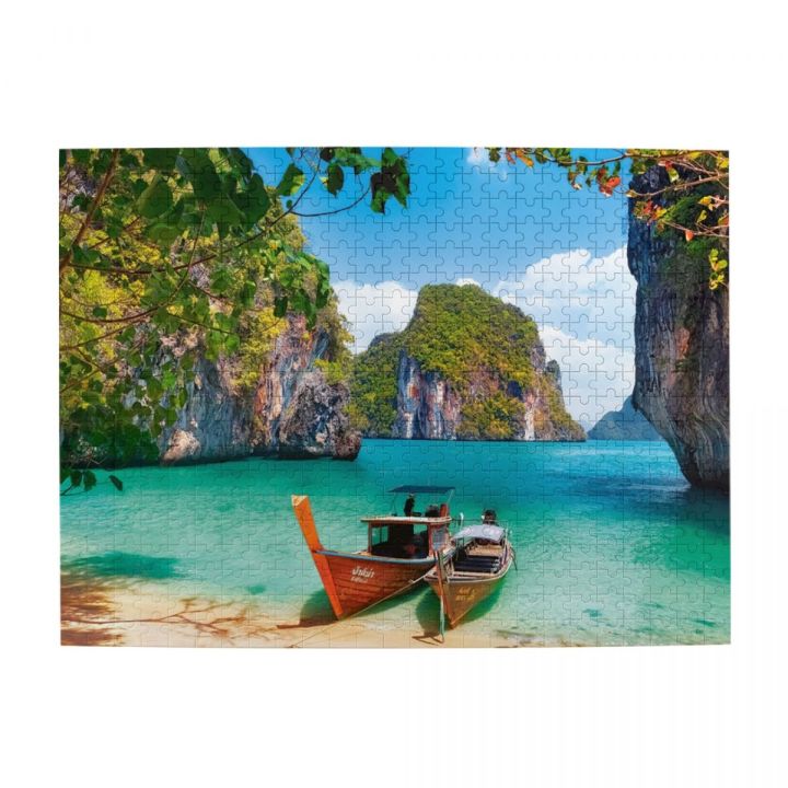 ko-phi-phi-thailand-wooden-jigsaw-puzzle-500-pieces-educational-toy-painting-art-decor-decompression-toys-500pcs