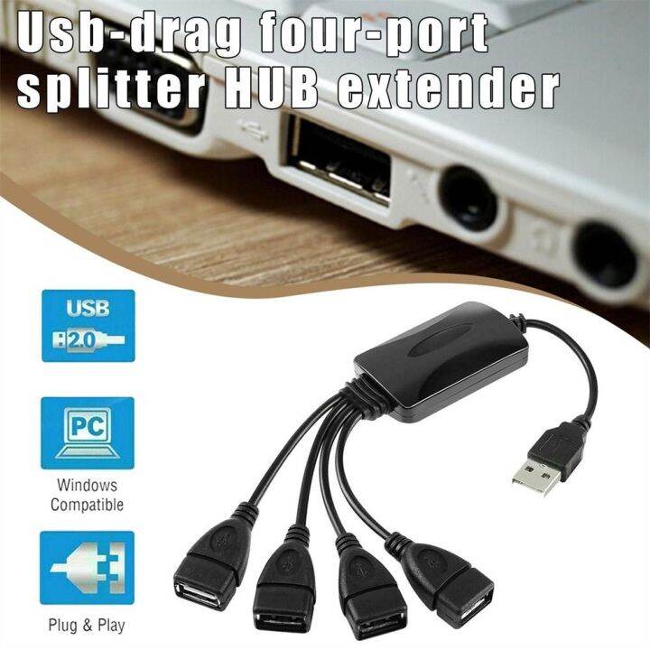 DHCRP 4 In 1 Phone Mouse Keyboard For Laptop Adapter Dock Cord Computer