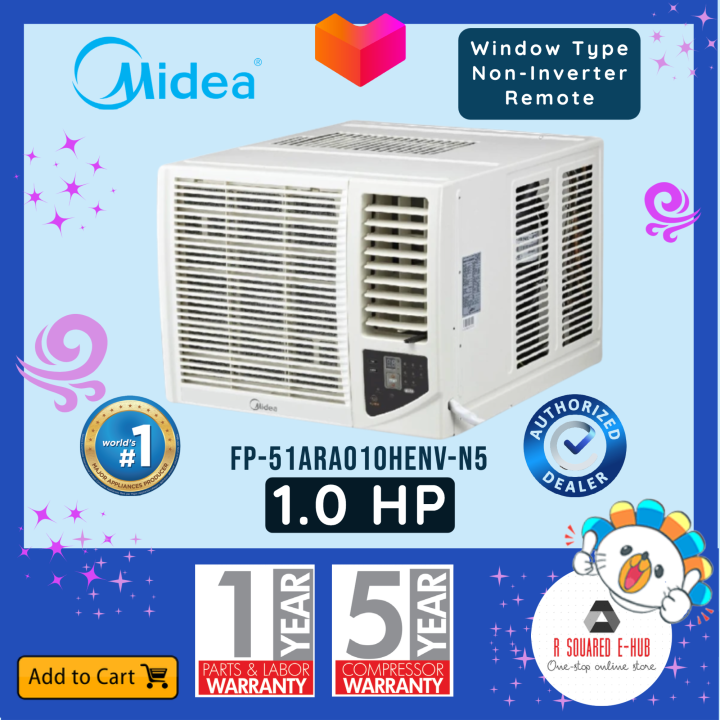 midea aircon window type 1hp