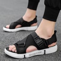 2023 New In Soft Mens Shoes Comfortable Antiskid Men Sandals Beach Summer Casual Flat Sandalias Zapatos Hombre Chaussure Homme