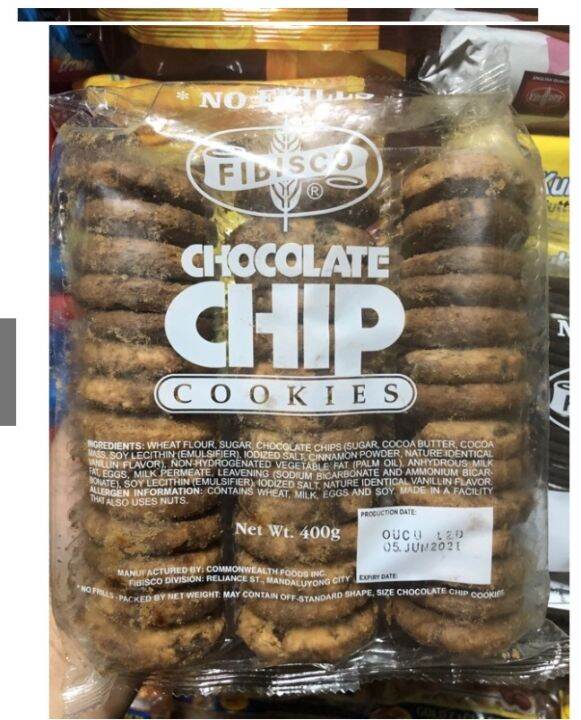 Fibisco Chocolate Chip Cookies 400g | Lazada PH