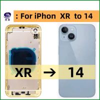 For Iphone XR ~ 14 Rear Battery Midframe Replacement, XR Like 14 Chassis XR To 14  Frame + Tool XR To 13 Diy Housing Matte