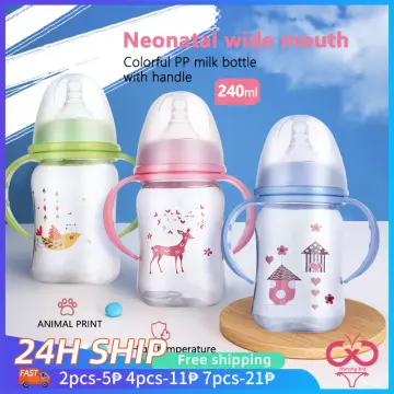 Baby Products Online - Newborn 7pcs Baby Feeding Bottles Cotton