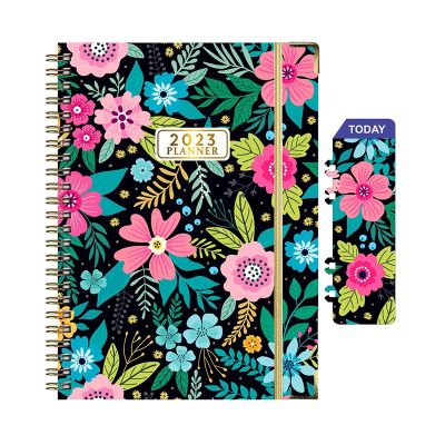 Weekly Monthly Planner Notebook 8.4 Inch X 6 Inch Planner Notebook Spiral Planner Notebook with Bookmarks A01