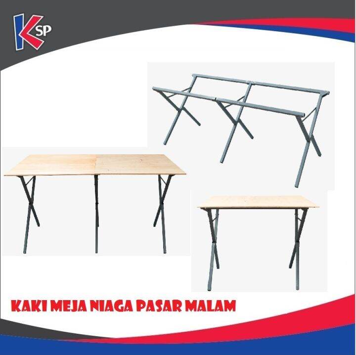 Thick Night Market Foldable Table Rack Market Folding Table Stand