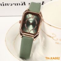 white light green square watches for women luxury niche contracted temperament students ins senior restoring ancient ways