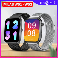 สายนาฬิกา For IMILAB W02 สายแม่เหล็ก สายรัดสแตนเลสของ IMILAB W01 สมาร์ทวอทช์สาย