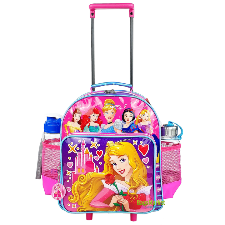8586shop-kids-luggage-12-นิ้ว-กระเป๋าเป้มีล้อลากสำหรับเด็ก-กระเป๋านักเรียน-สินค้าลิขสิทธิ์แท้-สไปเดอร์แมน-frozen