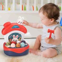 Thumping Fun Toy Table Game Banging Hamster Hammering Game Light Music Montessori Arm Strength Training