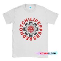 Hot sale Red Hot Chili Peppers band  graphic Mens 100% Cotton Round Neck Short Sleeve T-Shirt  Adult clothes