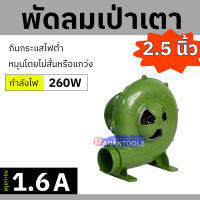 พัดลมเตา เครื่องเป่าเตา พัดลมหอยโข่ง เครื่องเป่าถ่าน กำลัง 260 วัตต์  ขนาด 2.5 นิ้ว