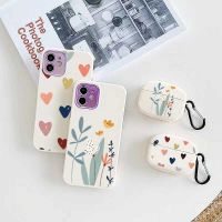 [Hot K] พิมพ์ลายหัวใจเคสสำหรับ Apple Airpods 2/1ฝาครอบดอกเดซี่น่ารักเคสสำหรับ Apple iPhone Airpod หูฟังสำหรับ Airpods Pro Capas