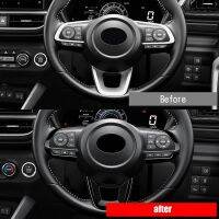 3Pcs/Set Car Steering Wheel Decoration Cover Trim Sticker for TOYOTA Raize 200 Series 210A 2021 VELOZ 2022