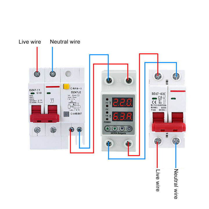 การกู้คืนอัตโนมัติภายใต้ตัวป้องกันแรงดันไฟฟ้า80-300v-อุปกรณ์ป้องกันแรงดันไฟฟ้าเกินความแม่นยำสูงสำหรับใช้ในครัวเรือน