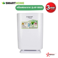 ฟรีส่วนลด200 บาท กดรับใช้ได้ทันที !! SMART HOME เครื่องฟอกอากาศกรองระดับ PM2.5รุ่น AP-180UV รับประกันศูนย์3ปี