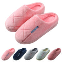 Womens Slippers Winter Warm Home Shoes Soft Plush House Slippers Flip Flop Comfortable Non-slip Indoor Bedroom Floor Shoes