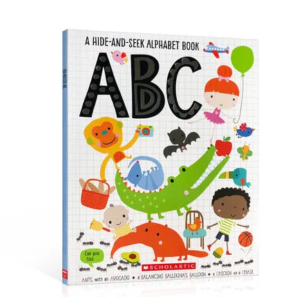 Milu Abc: Hide And Seek Alphabet Book Original English Picture Book For 