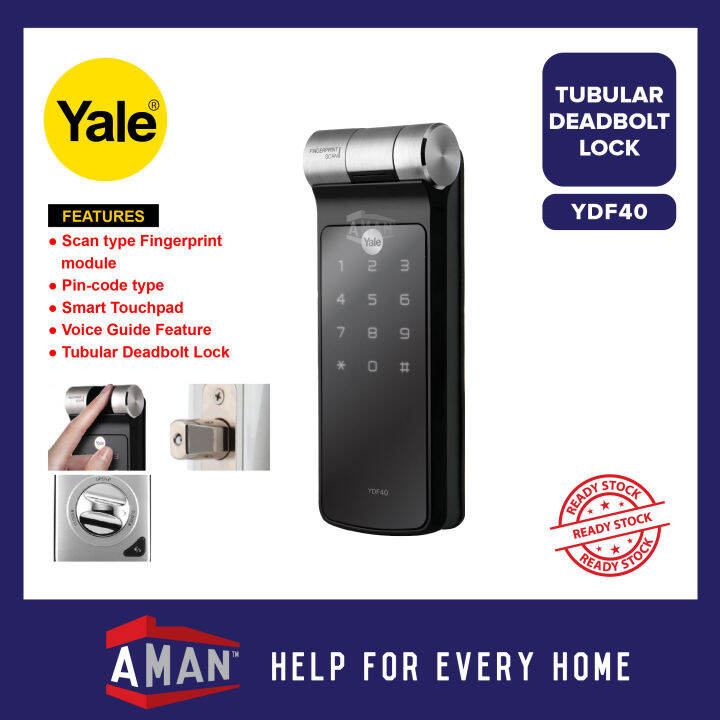 YALE Intelligent Biometric Tubular Deadbolt Smart Digital Fingerprint