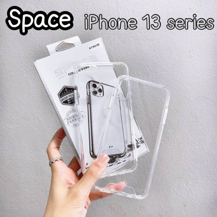 พร้อมส่ง-space-case-เคสใสกันกระแทก-iphone13mini-iphone13-iphone13pro-iphone13promax-14-14promax-14plus-11-11promax-7-8-7p-xr-xmax