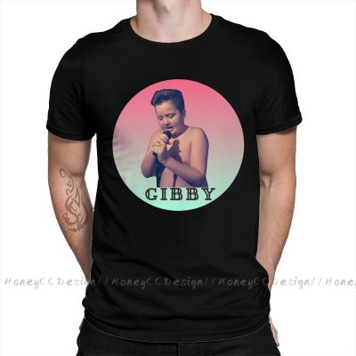 Gibby Print Cotton T-Shirt Camiseta Hombre Gibby Singing Colourfull Design For Men Fashion Streetwear Shirt Gift