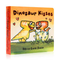 The original English Picture Book Dinosaur kisses, the kiss of dinosaurs, the cardboard book of enlightenment cognition for children aged 0 ~ 3, and the English Enlightenment Book candlewick press (MA) were published