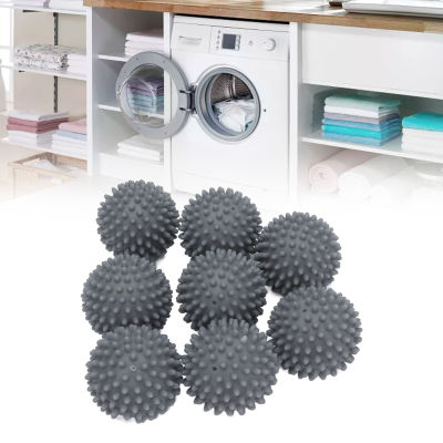 ลูกบอลซักล้างซักเสื้อผ้ากำจัดขุย8ชิ้นสำหรับสำหรับเครื่องซักผ้าในห้องน้ำสำหรับใช้ในครัวเรือน