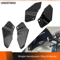 รถจักรยานยนต์ Winglet Aerodynamic Wing fairing สปอยเลอร์สำหรับ KAWASAKI Ninja ZX6R ZX10R ZX14R 250R 400R 300 SX Ninja 500R 650R