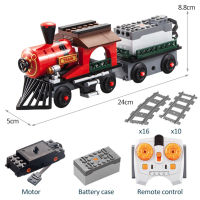 JDD【Fast Delivery】【Original Available】 K96115 148Pcs Technology App รีโมทคอนโทรล Old Classic Train Rc Building Blocks ของเล่นสี: K96115