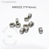 ☫卐◄ Miniature Bearing MR93ZZ 10 Pieces 3x9x4(mm) free shipping chrome steel Metal Sealed High speed Mechanical equipment parts