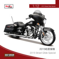 Meritor Harley ร่อนรถจักรยานยนต์ Harley Davidson 1:12รถบรรทุกหนักโมเดลของเล่นเด็กจำลอง