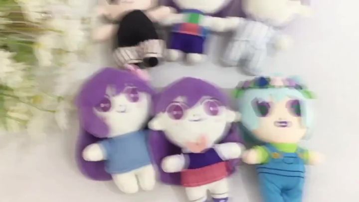 Basil Plush Omori Plush Doll Cartoon Toy Plushies Figure Cute Gifts Omori  Cosplay Props Merch Game
