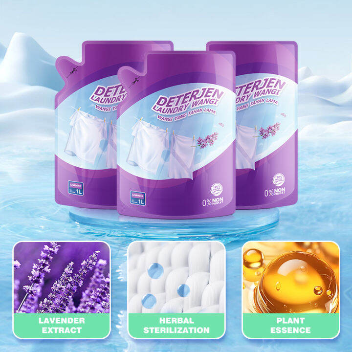 Beraser Laundry detergent 3L Liquid Detergent Combination pack 3L Sabun