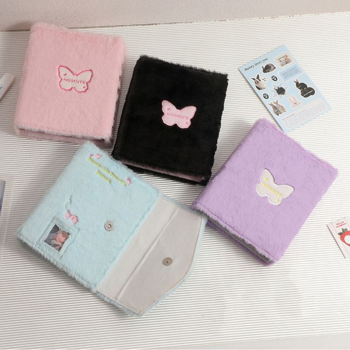 butterfly-plush-album-photo-storage-book-album-folder-hand-photo-card-collection-book-album-shell-cover-storage-album-card-book