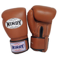 Windy  Boxing Gloves ( 18 oz.)  Velet Texture Brown Genuine Leather Sparring MuayThai MMA K1 นวมซ้อมมวยไทย วินดี้สปอร์ต ทำจากหนังแท้ เมจิกเทป กำมะหยี่ สีน้ำตาล